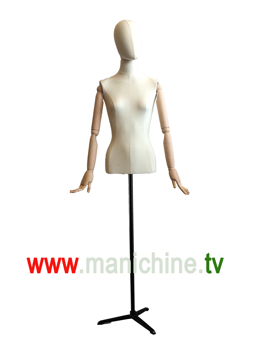busti rivestiti velluto busto donna sartoriale bianco braccia in legno con testa